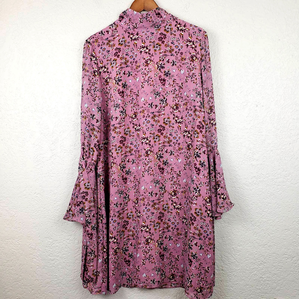 NEW! GLAMOROUS Curve Floral Print Peasant Dress - 12